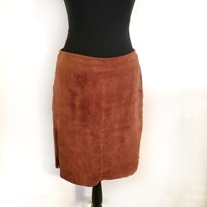 Wilson leather suede skirt size 8
